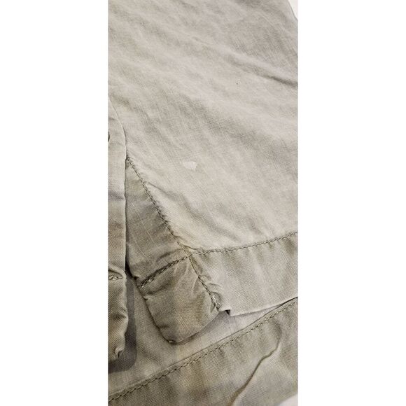 CLOTH & STONE by ANTHROPLOGY Green Chambray Utility Shirtdress sz XS Sleeveless - Picture 12 of 12